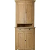 Pamono Gustavian Rustic Northern Swedish Country Corner Cabinet New