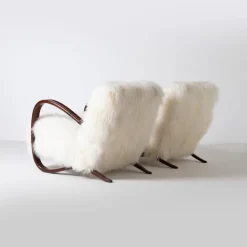 Pamono H-269 Lounge Chairs by Jindrich Halabala, Czechoslovakia, 1950s, Set of 2 Outlet