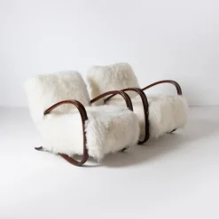 Pamono H-269 Lounge Chairs by Jindrich Halabala, Czechoslovakia, 1950s, Set of 2 Outlet