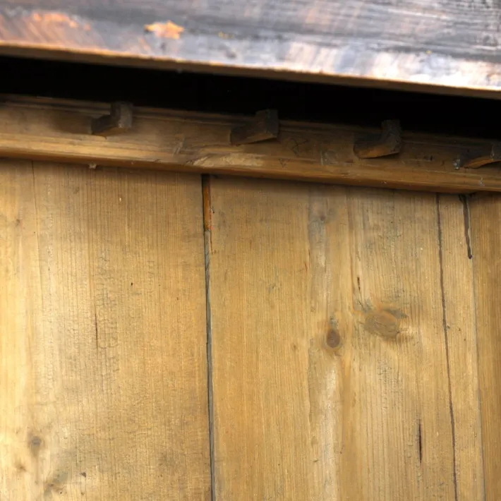 Pamono Hand Painted Pine Cabinet, 1850 Hot