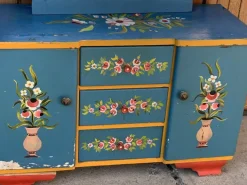 Pamono Hand Painted Wooden Dressing Table, 1940s Discount