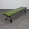 Pamono Handmade Green Epoxy Fusion Bench, 1990s Sale