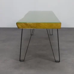 Pamono Handmade Green Epoxy Fusion Bench, 1990s Sale