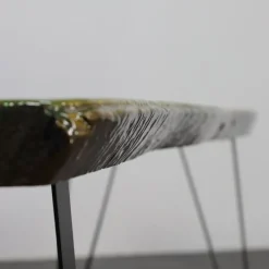 Pamono Handmade Green Epoxy Fusion Bench, 1990s Sale