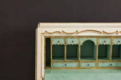 Pamono Hand-Painted and Gilded Secretaire, 1950s Clearance