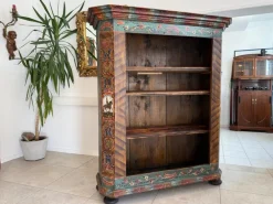 Pamono Hand-Painted Farmers Shelf, Bookcase, Tyrol Farmers Box, Riders Box G2030 New