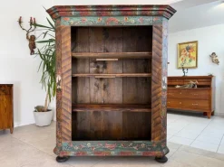 Pamono Hand-Painted Farmers Shelf, Bookcase, Tyrol Farmers Box, Riders Box G2030 New