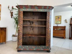 Pamono Hand-Painted Farmers Shelf, Bookcase, Tyrol Farmers Box, Riders Box G2030 New