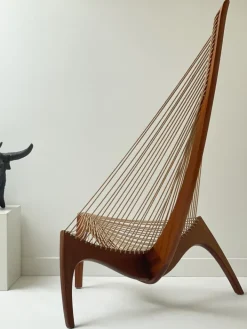 Pamono Harp Chair by Jørgen Høvelskov for Christensen & Larsen, 1970 Sale