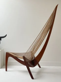 Pamono Harp Chair by Jørgen Høvelskov for Christensen & Larsen, 1970 Sale