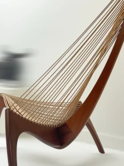 Pamono Harp Chair by Jørgen Høvelskov for Christensen & Larsen, 1970 Sale