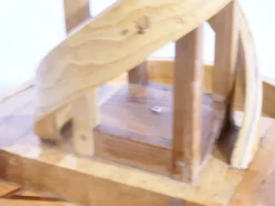 Pamono Helix Side Table in Cherrywood, 1980s Outlet