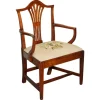 Pamono Hepplewhite Elbow Armchair with Floral Needlepoint Cushion Online