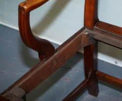 Pamono Hepplewhite Elbow Armchair with Floral Needlepoint Cushion Online