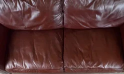 Pamono Heritage 3-Seater Brown Leather Mortimer Sofa with Castors by Laura Ashley