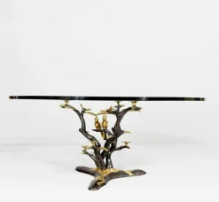 Pamono Hollywood Regency Coffee Table by Willy Daro, Belgium, 1970s Hot