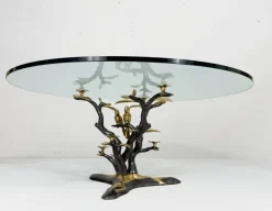 Pamono Hollywood Regency Coffee Table by Willy Daro, Belgium, 1970s Hot