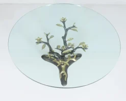 Pamono Hollywood Regency Coffee Table by Willy Daro, Belgium, 1970s Hot