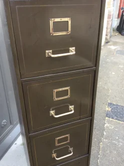 Pamono Industrial Archiving Cabinet from Strafor, 1930s Clearance