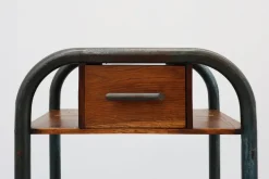 Pamono Industrial Bauhaus Side Table, Belgium, 1910s