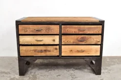 Pamono Industrial Chest of Drawers, 1950s New