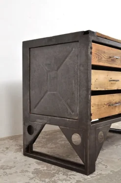 Pamono Industrial Chest of Drawers, 1950s New