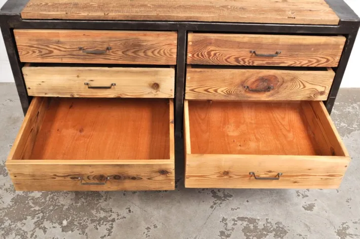 Pamono Industrial Chest of Drawers, 1950s New
