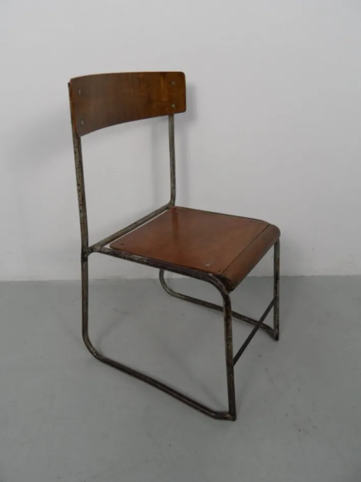 Pamono Industrial Children's Chair, 1950s Clearance
