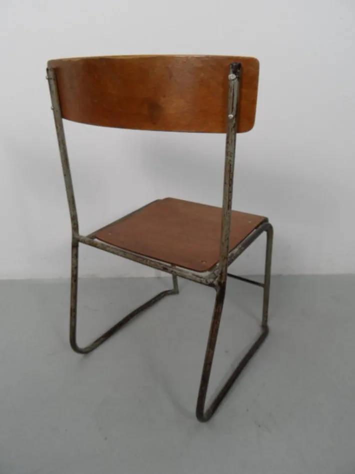Pamono Industrial Children's Chair, 1950s Clearance