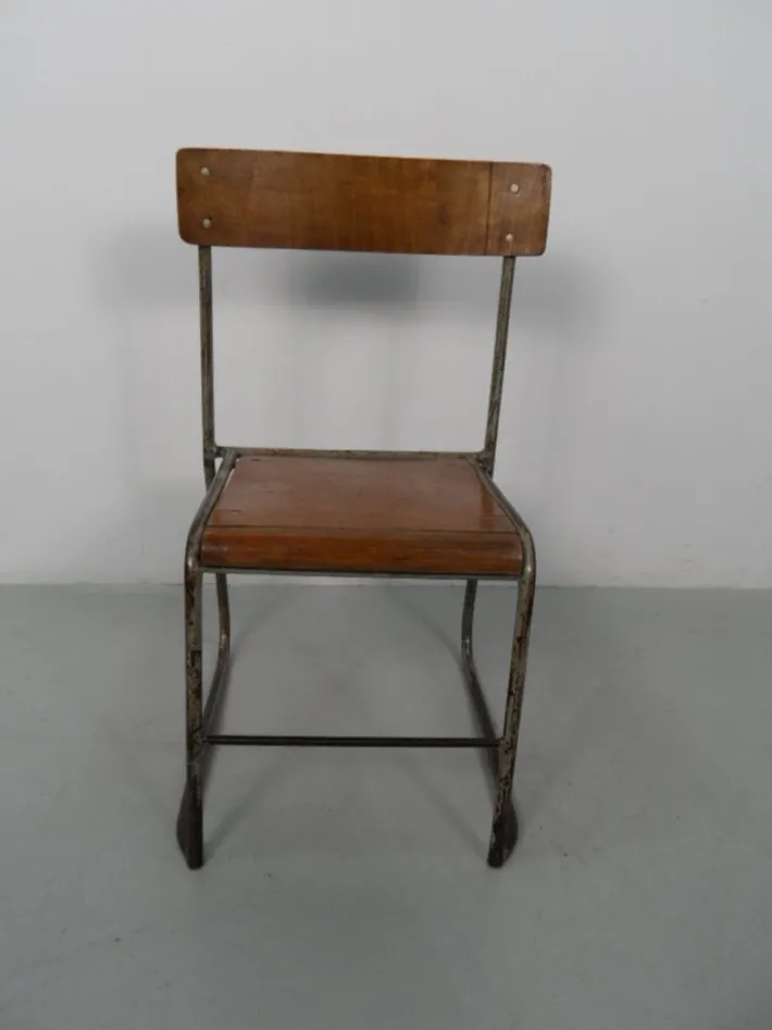 Pamono Industrial Children's Chair, 1950s Clearance
