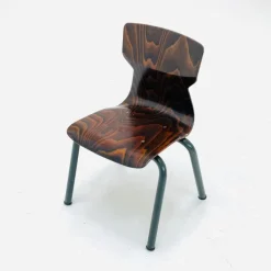 Pamono Industrial Children's School Chair in Plywood by Galvanitas & Eromes, 1960s Online