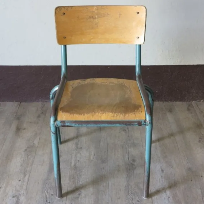 Pamono Industrial Stackable Children's Chair from Delagrave, 1950s Clearance