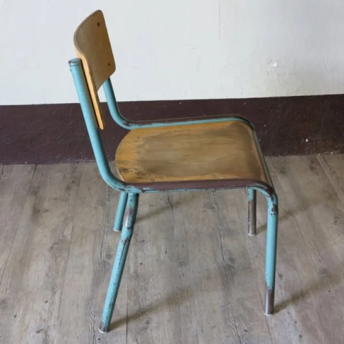 Pamono Industrial Stackable Children's Chair from Delagrave, 1950s Clearance