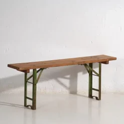 Pamono Industrial Style Folding Bench, 1950 Online