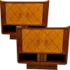 Pamono Italian Art Deco Cabinets attributed to Osvaldo Borsani, 1940s, Set of 2 New