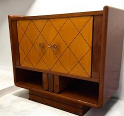 Pamono Italian Art Deco Cabinets attributed to Osvaldo Borsani, 1940s, Set of 2 New