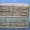 Pamono Italian Bamboo and Rattan Chest of Drawers, 1950 Outlet