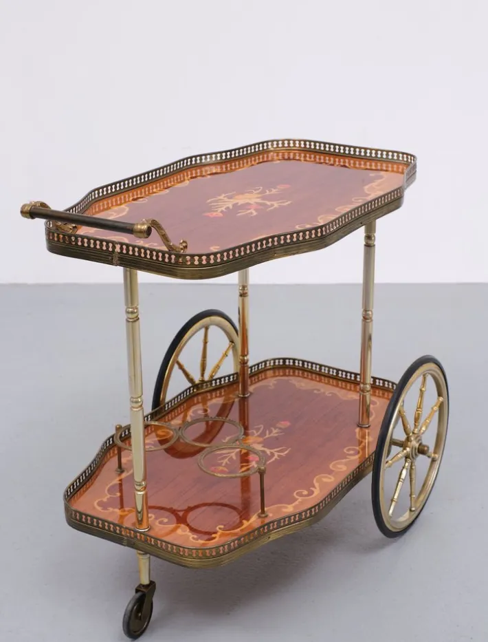 Pamono Italian Bar Cart, 1975 Hot