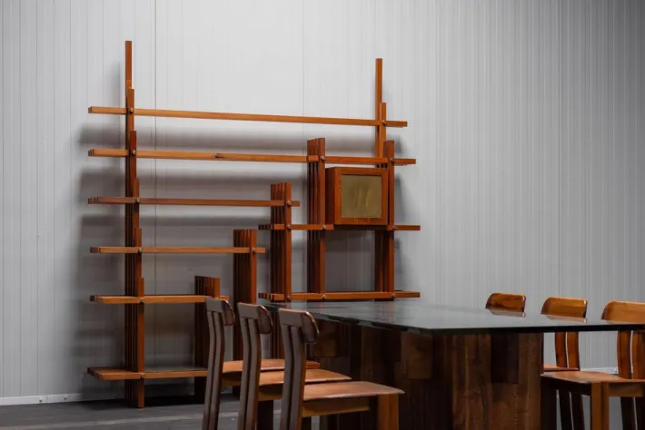 Pamono Italian Bookcase by Gerrit Thomas Rietveld, 1969 New