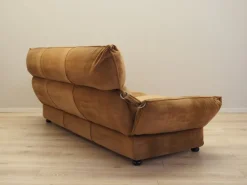 Pamono Italian Brown Velour Sofa from Dalloca, 1970s Hot