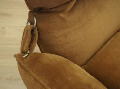 Pamono Italian Brown Velour Sofa from Dalloca, 1970s Hot