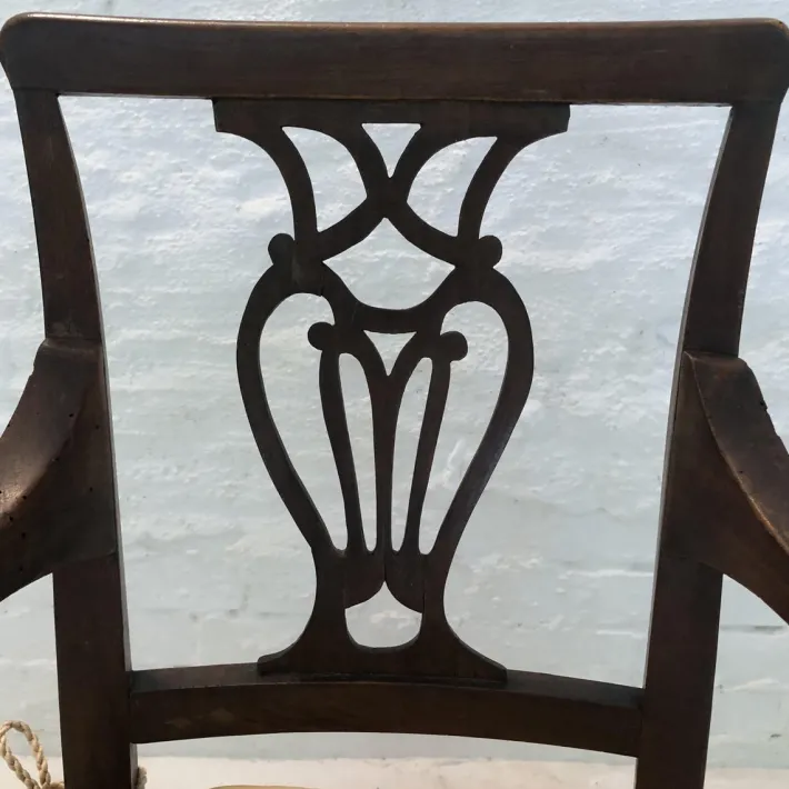 Pamono Italian Children's Chair in Wood with Rush Weave, 1900 Discount