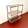 Pamono Italian Chrome and Smoked Glass Bookshelf, 1970s Hot