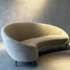 Pamono Italian Curved Sofa, 1950s New