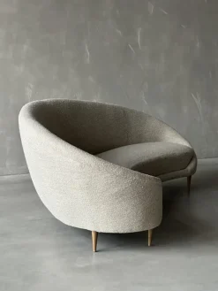 Pamono Italian Curved Sofa, 1950s New