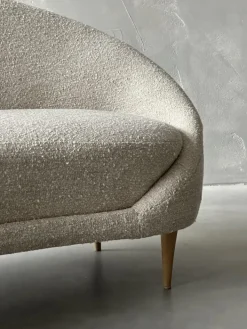 Pamono Italian Curved Sofa, 1950s New