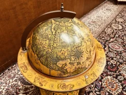 Pamono Italian Drink Globe in Wood Sale