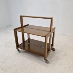 Pamono Italian Folding Trolley by Carrello Tobia for Ciatti Brevettato, 1960s Hot