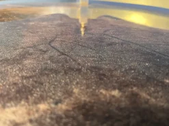 Pamono Italian Lacquered Goatskin and Parchment Serving Bar Cart from Aldo Tura, 1960s Sale