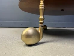 Pamono Italian Lacquered Goatskin and Parchment Serving Bar Cart from Aldo Tura, 1960s Sale